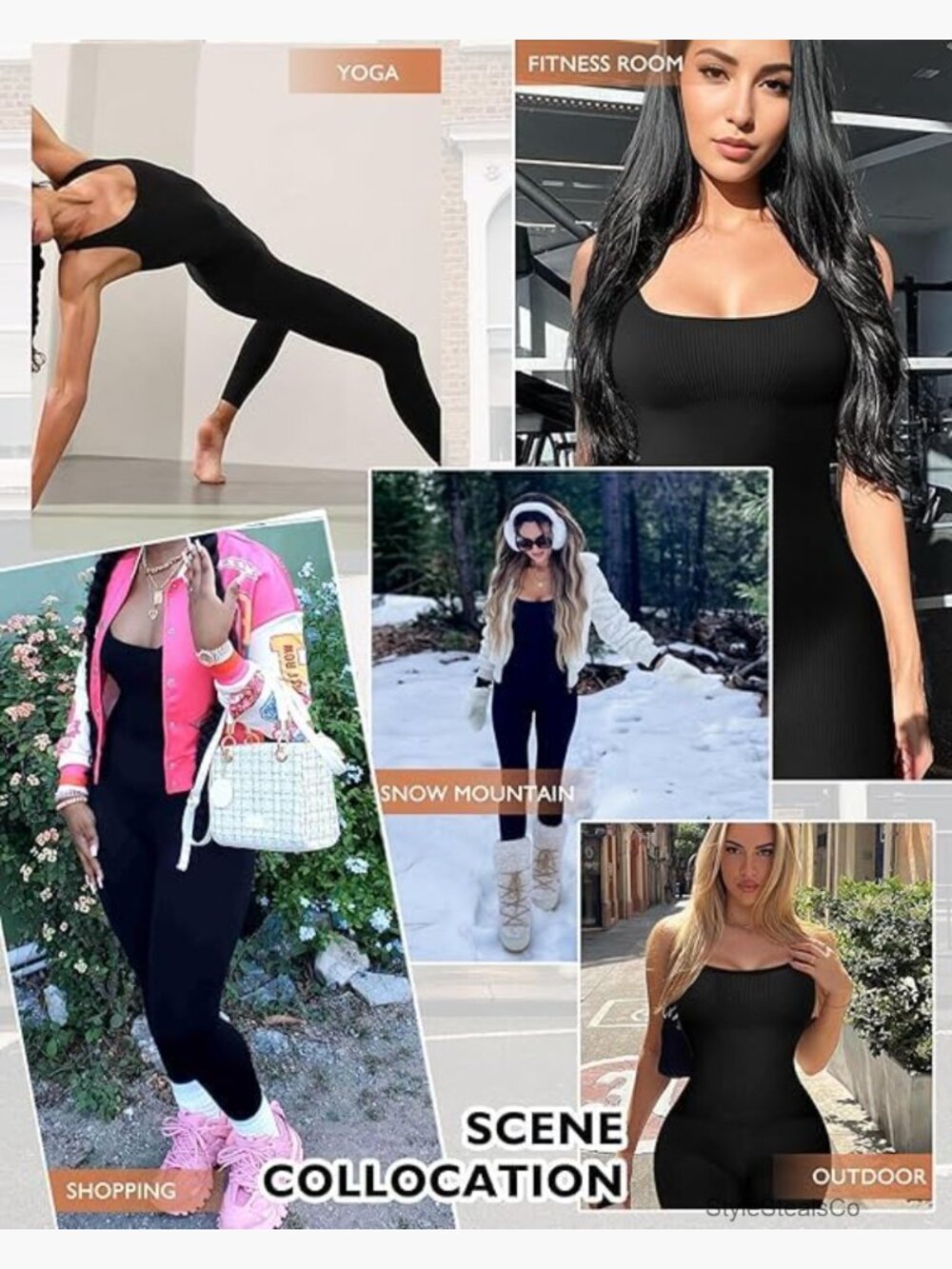 Seamless Jumpsuit One-Piece Full Body Bodysuit Contouring Shapewear - Picture 4 of 5